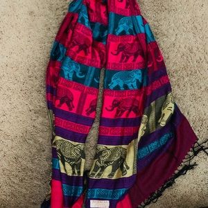 Thailand Elephant Scarf